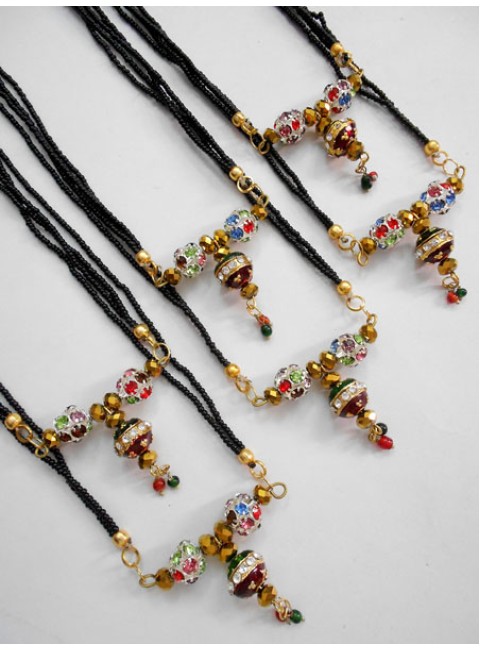 Meenakari Mangalsutra (6 Pcs)